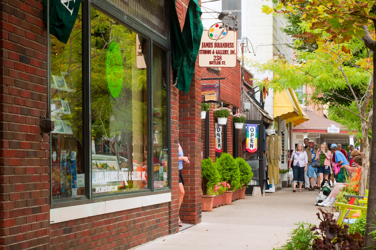 Downtown Saugatuck MI